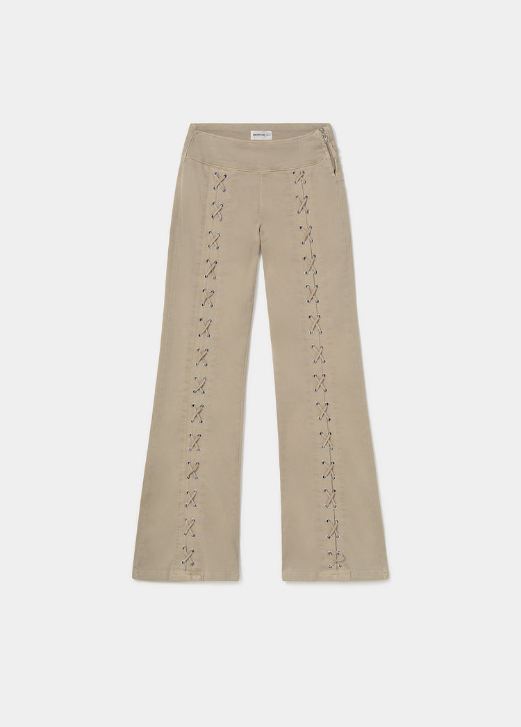 Front drawstring pants