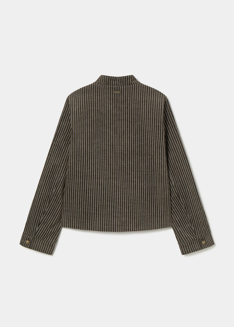 Corduroy striped jacket