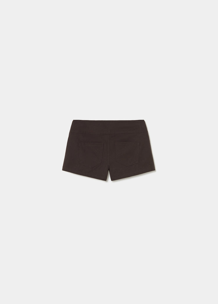 Short mini espejos cinturilla