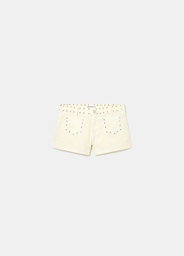Short met decoratieve studs
