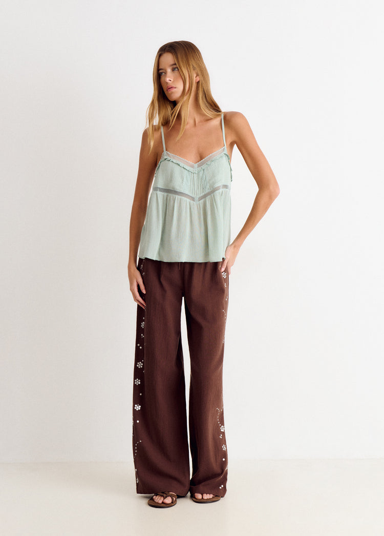 Slip strap top
