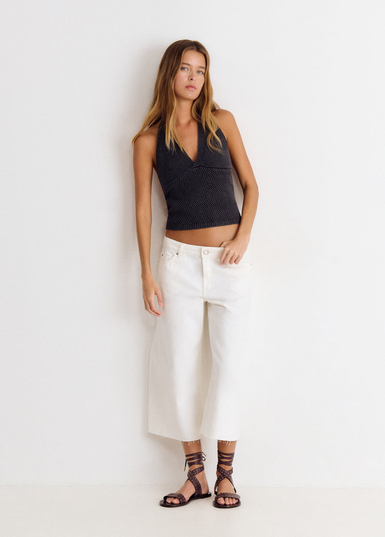 Culotte-Hose cropped