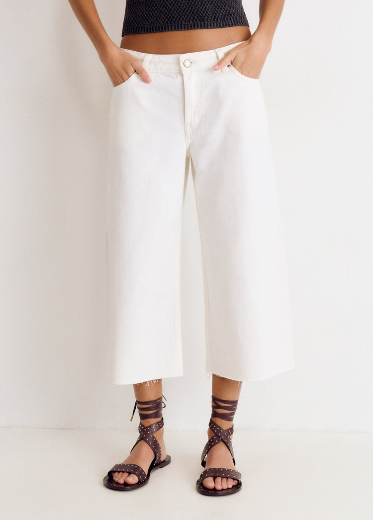Culotte-Hose cropped
