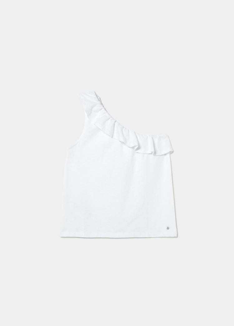 Camiseta asimétrica volante