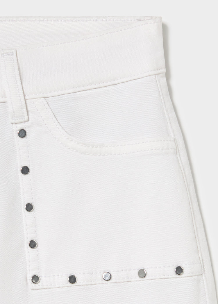 Pantalón culotte tachas