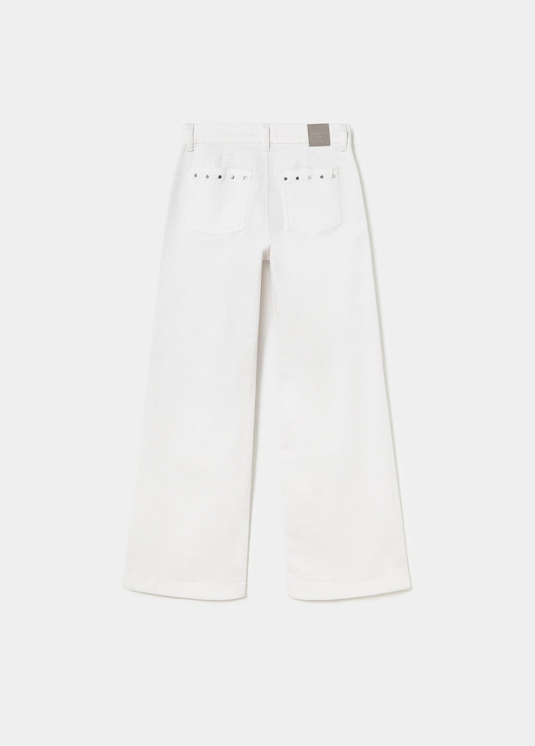 Pantalón culotte tachas