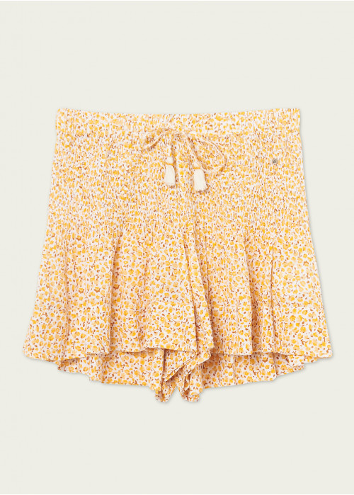 Short luna à motif