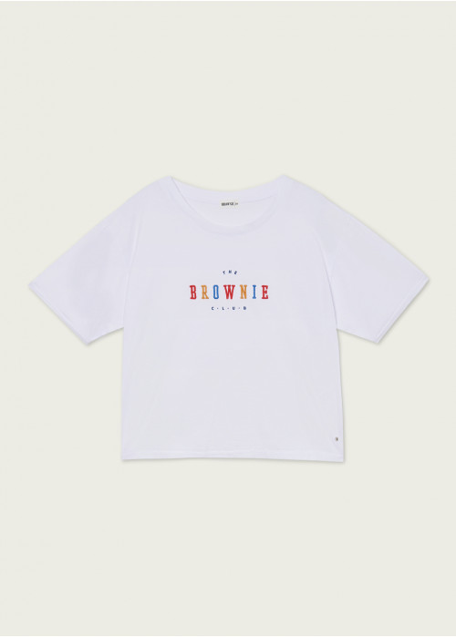 T-shirt colours brownie brodé
