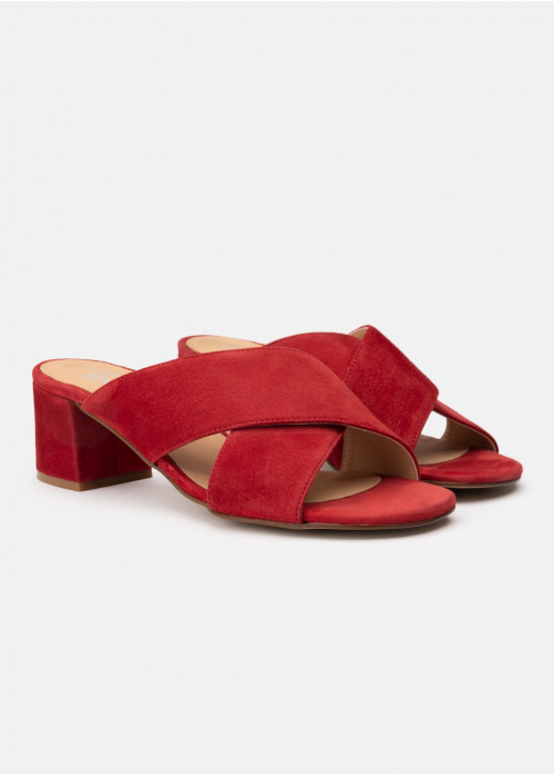 Sandales à talons et lanières