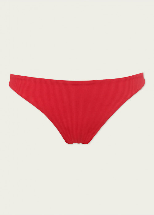 Culotte bikini côtelée