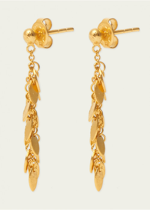Boucles d'oreilles allongées goutte d'eau