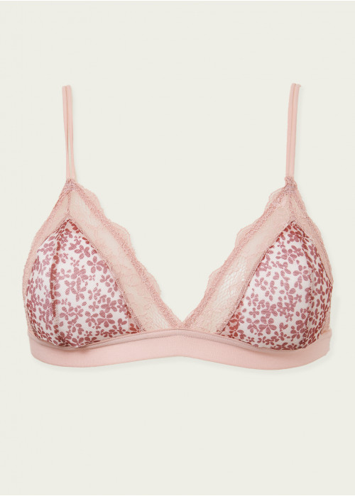 Soutien-gorge flower print