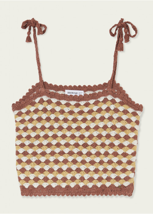 Top saona crochet couleurs