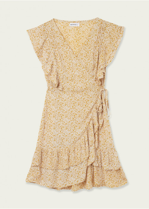 Robe cache-cœur tulipa smocks