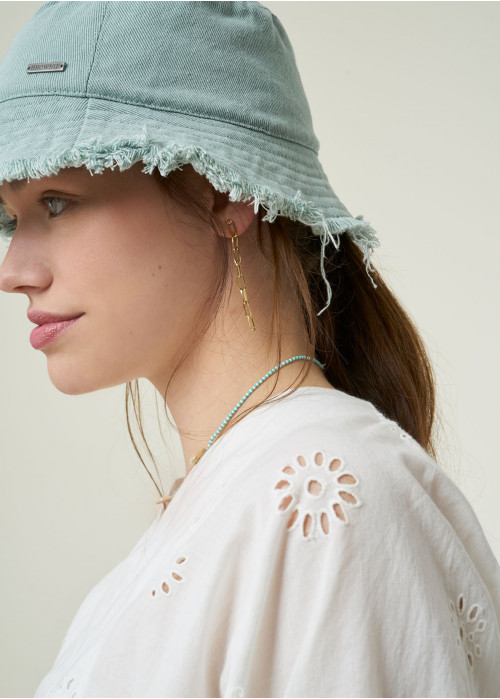 Chapeau emily effiloché
