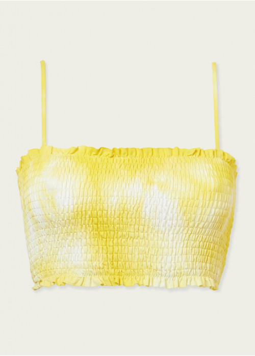 Haut bikini smocks tie