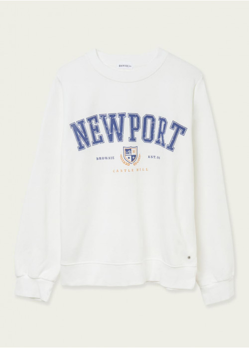 Sweat-shirt newport imprimé blason