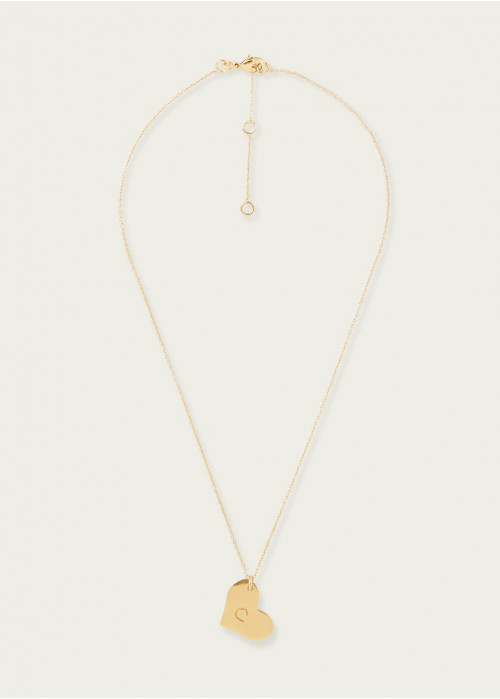 Collier cœur initiale c