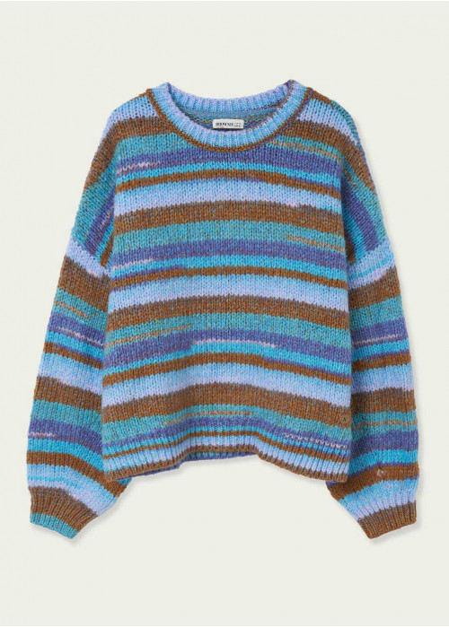 Pull-over autumn rayures dégradées