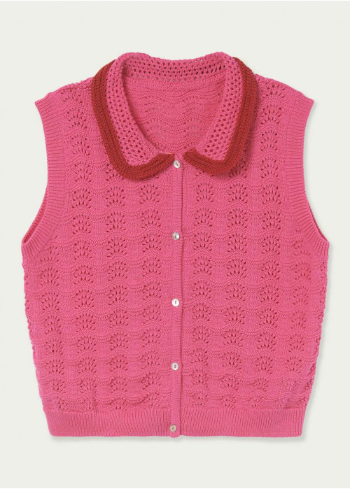 Top laura polo boutons