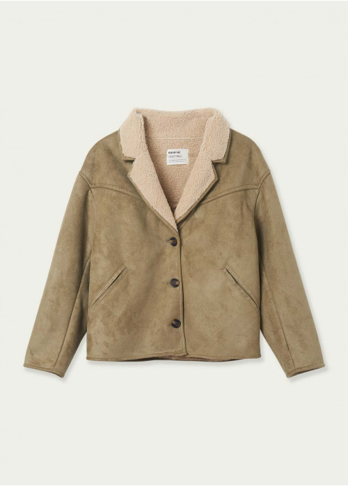 Manteau court double face