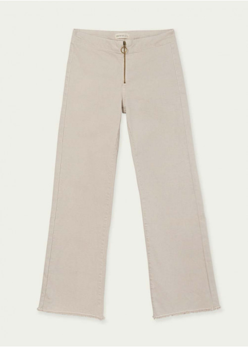 Pantalon slim zip devant