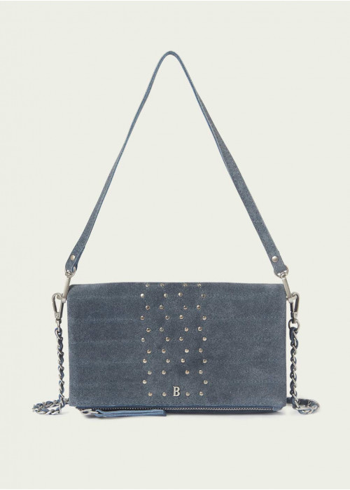 Sac rabat matelassé studs