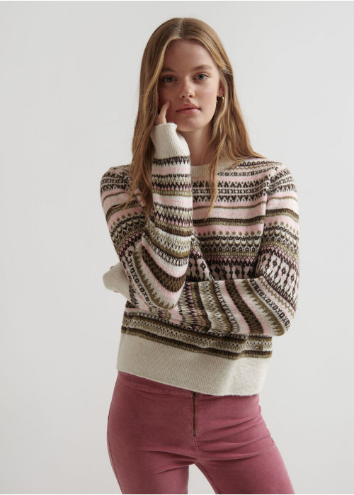 Pull-over jacquard