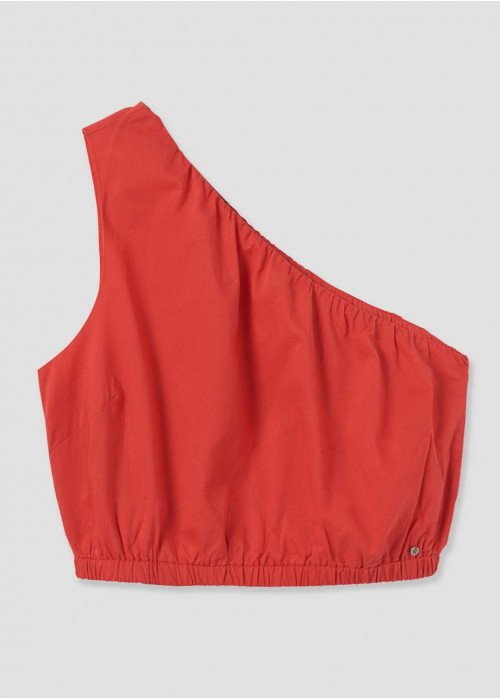 Top asymetrique coton