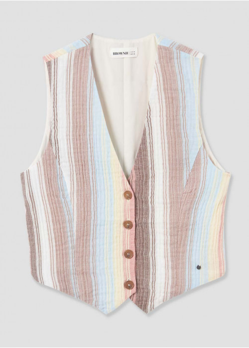 Gilet rayures