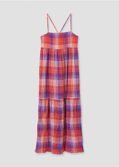 Robe bretelles carreaux