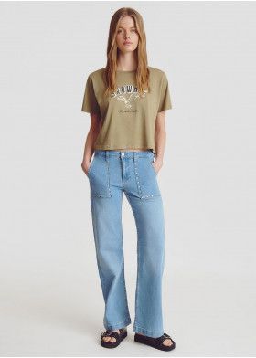 T-SHIRT PRINT AIGLE BROWNIE