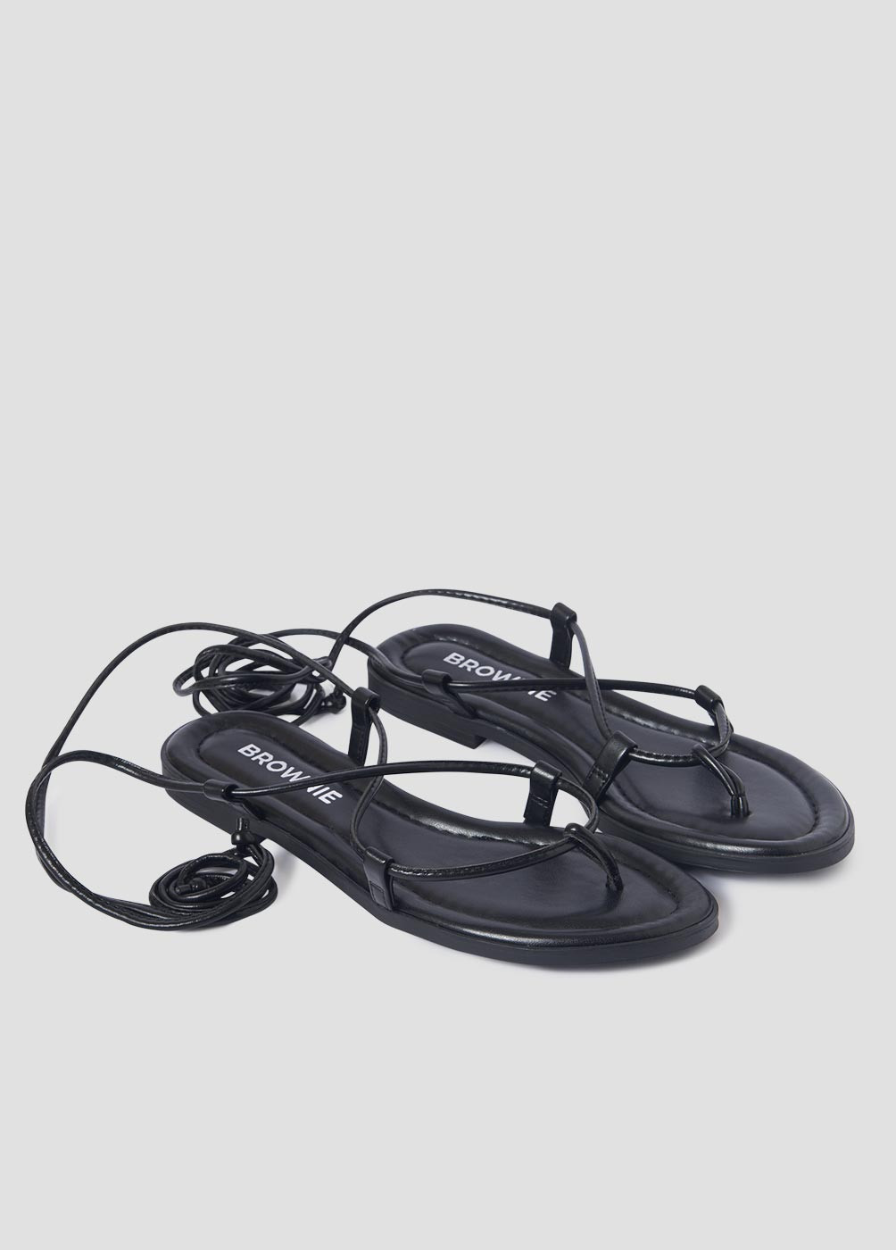 Sandales plates a nouer outlet