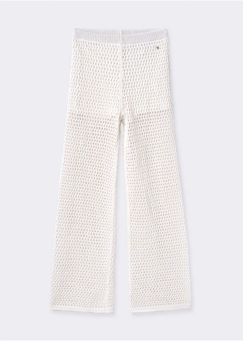 Pantalon maille ajourée
