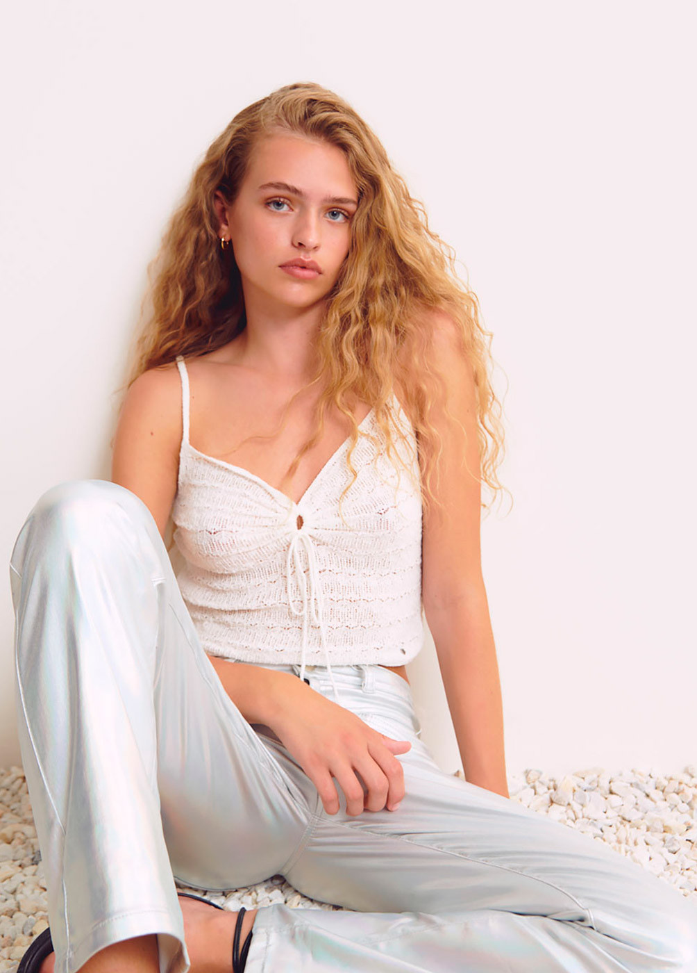 TOP CROCHET BRETELLES NŒUD