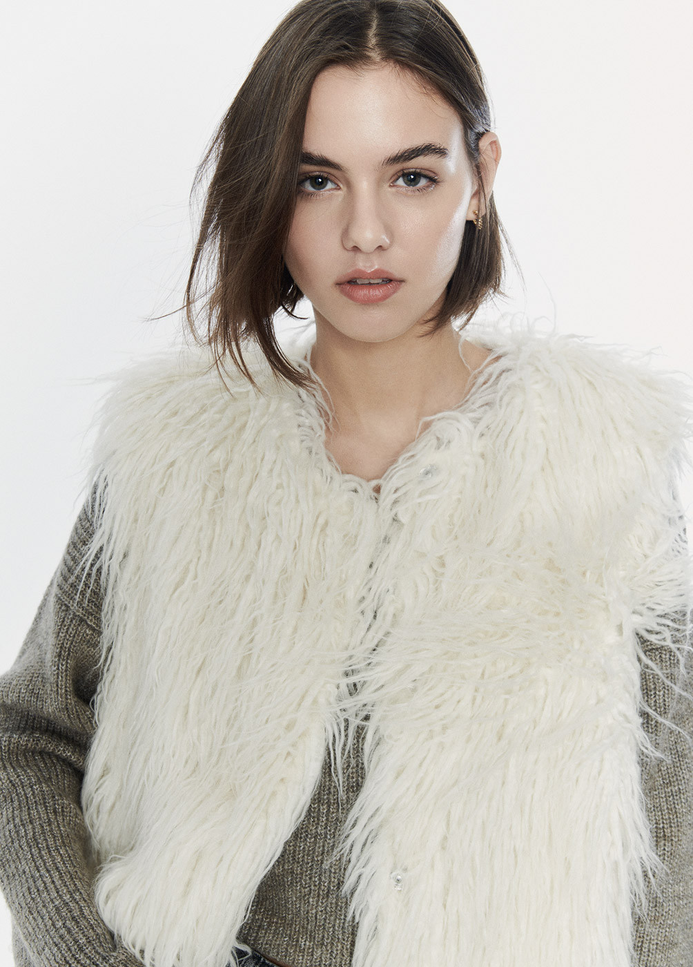 Gilet long fourrure 2025