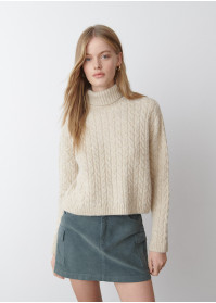 PULL COL MONTANT TRESSÉ