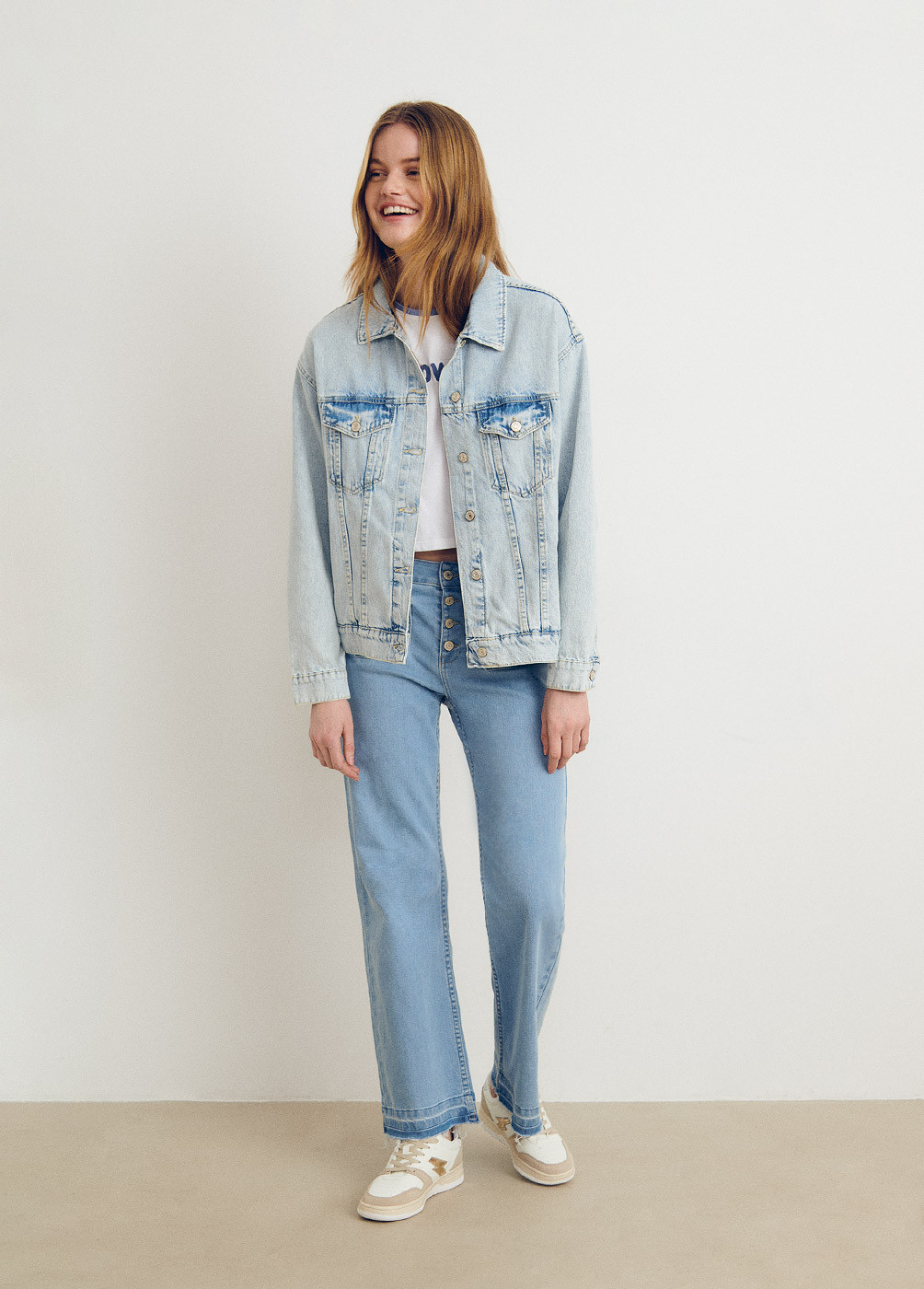 veste jean oversize