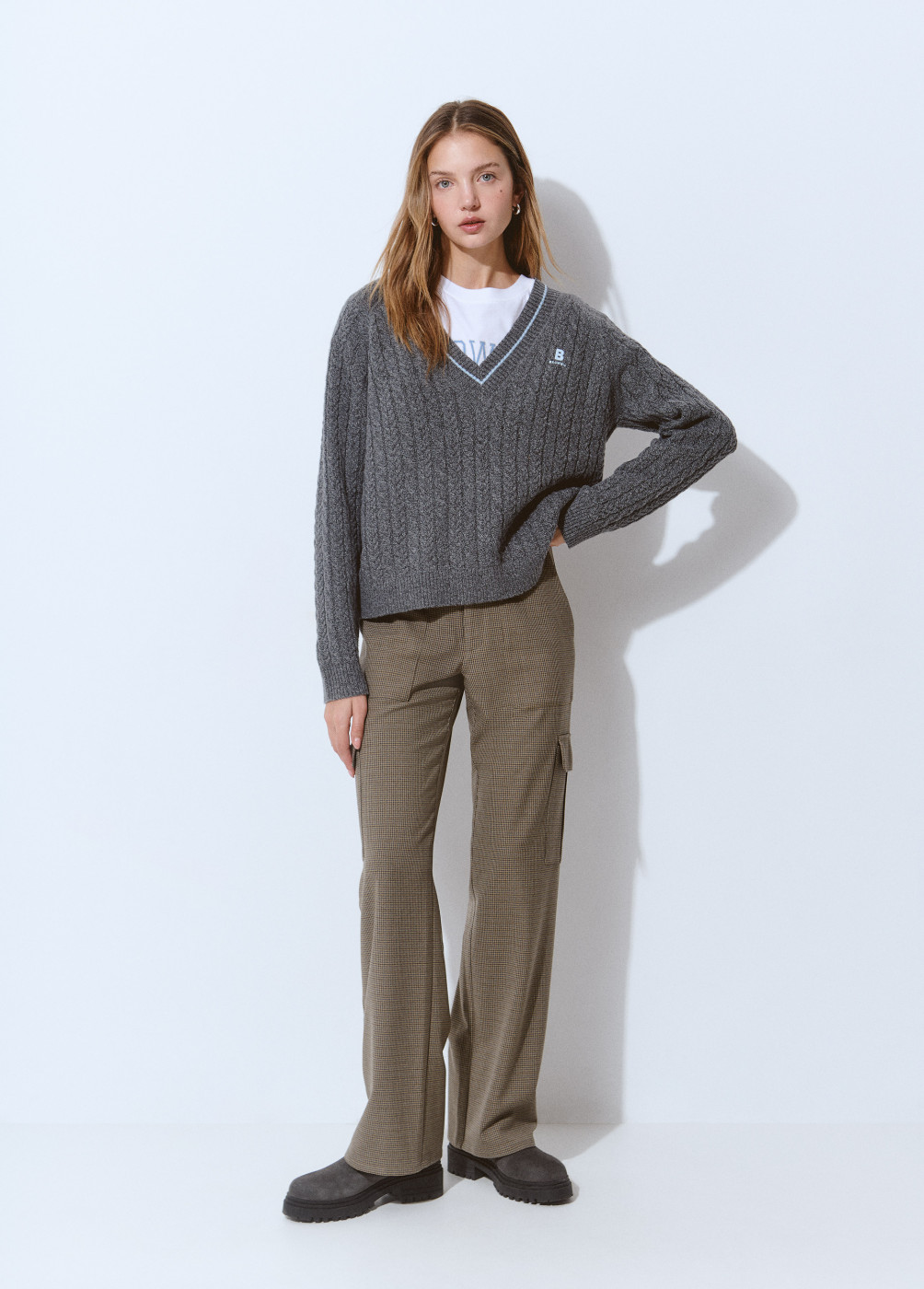 Style avec un pantalon a carreaux best sale