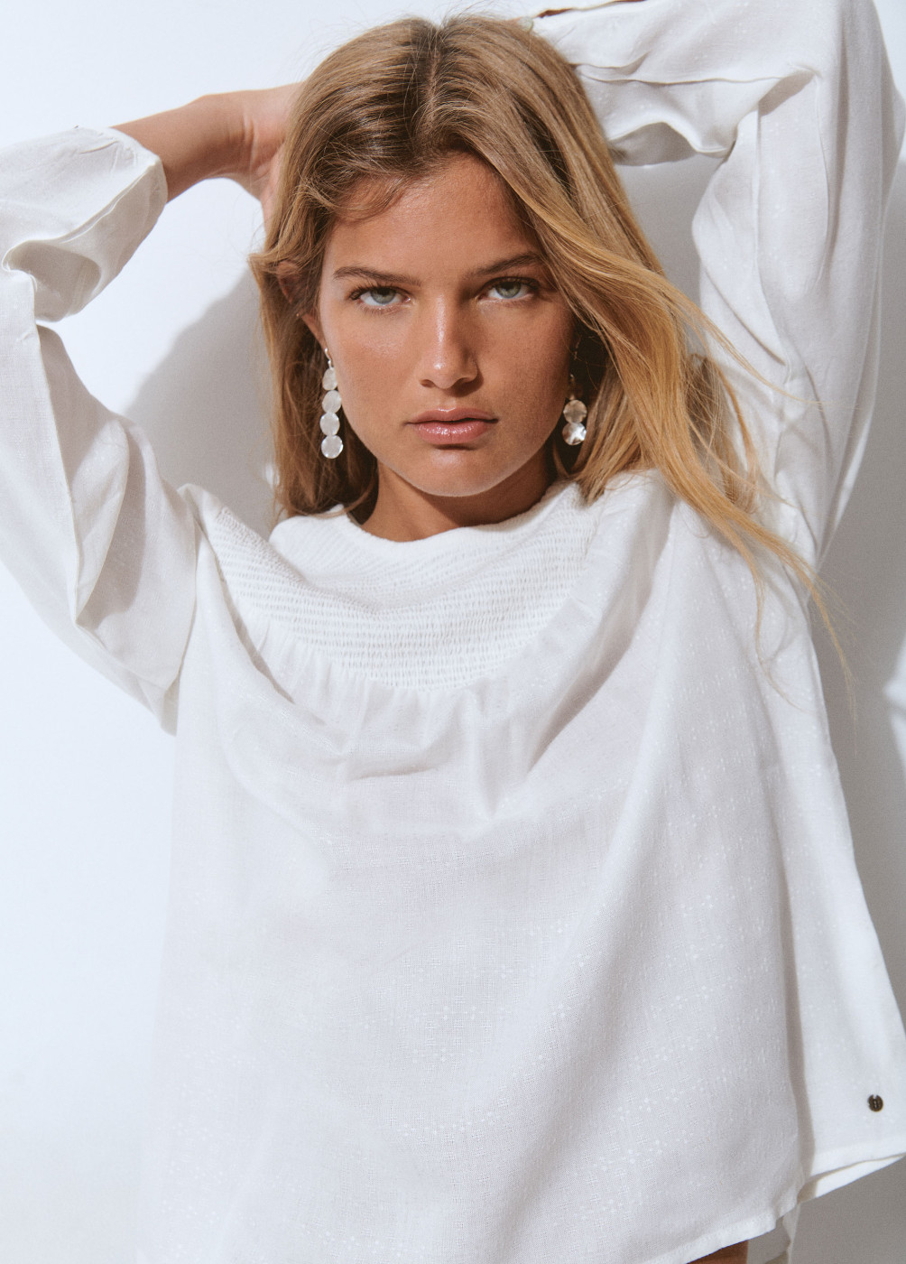 Blouse col rond online