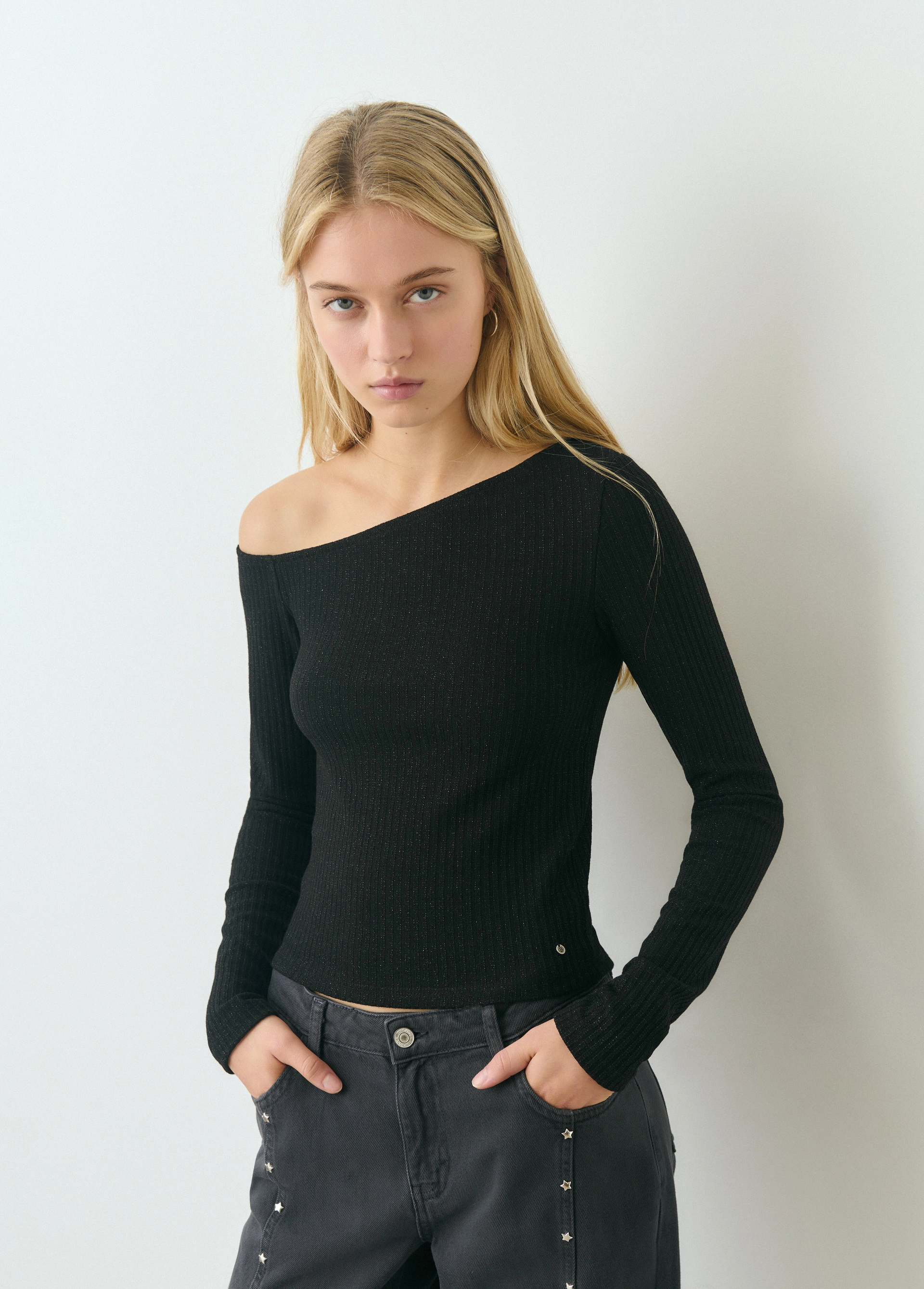 Magliette a costine discount