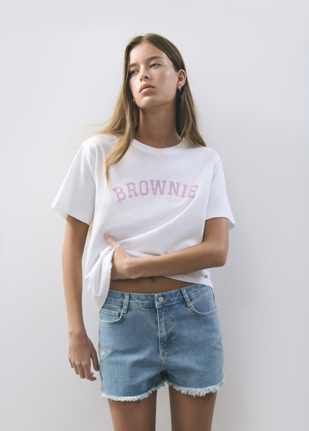 Brownie text t-shirt