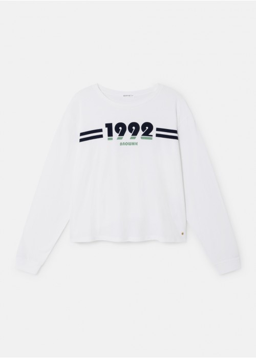 T-shirt manches longues imprimé young