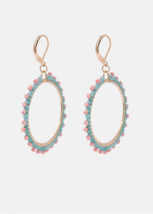 Anneaux d'oreilles bicolores
