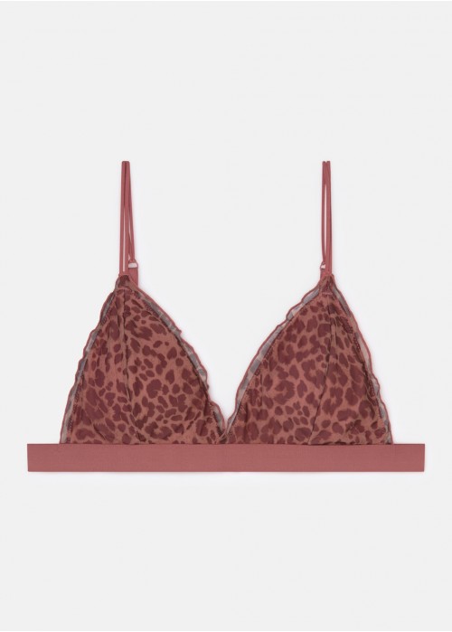 Soutien-gorge à motif léopard