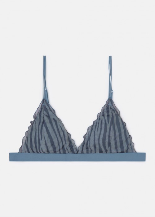 Soutien-gorge à motif zèbre
