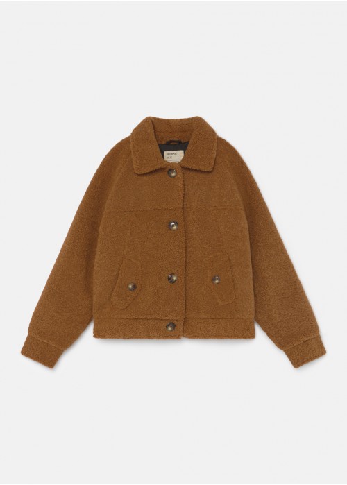 Veste en mouton à boutons