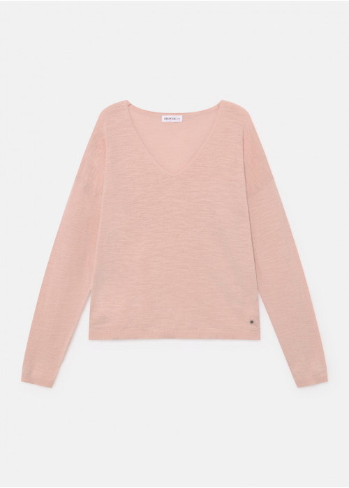 Pull silvia basique à col en v