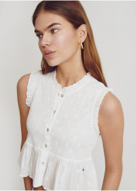 BLUSA CFRANZIDO SMOCK SEM MANGAS