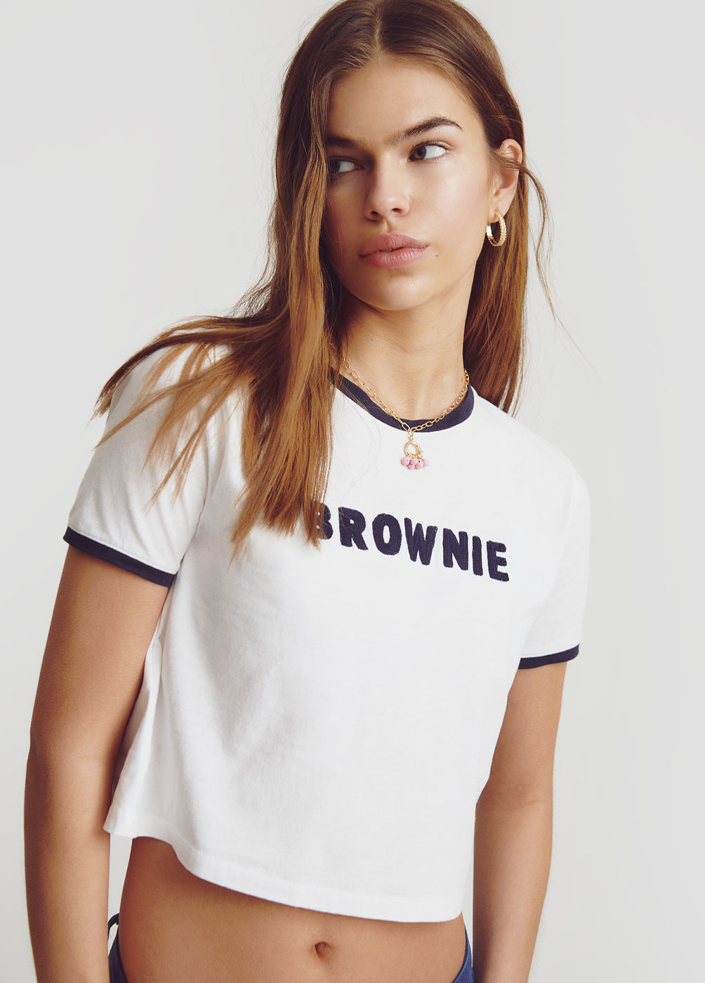 CAMISETA BROWNIE CONTRASTE